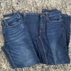 Old Navy Men's Straight Jeans in Deep Blue